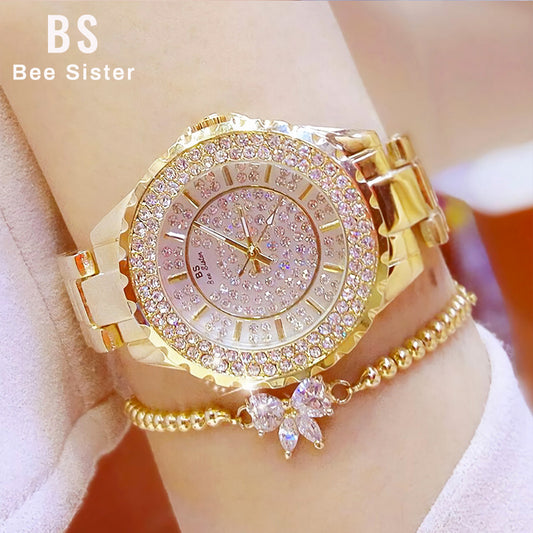 Brand Diamond Quartz Ladies Watches