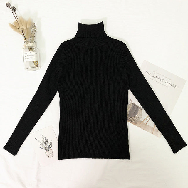 Womens Sweaters  Winter Tops Turtleneck