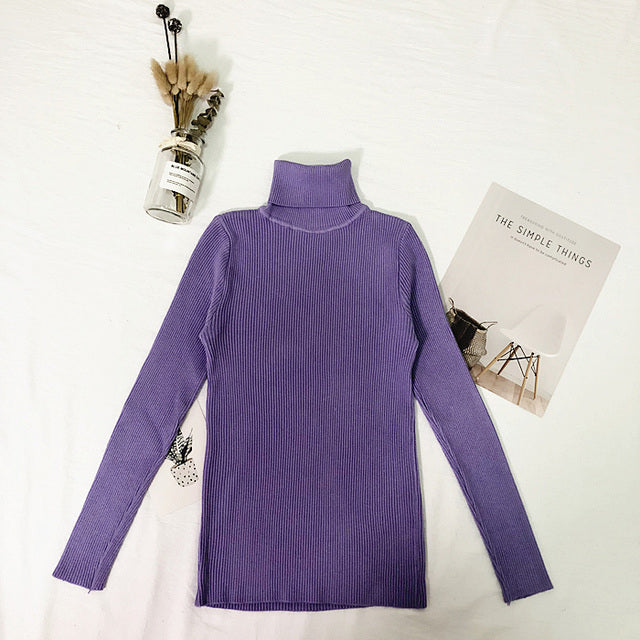 Womens Sweaters  Winter Tops Turtleneck