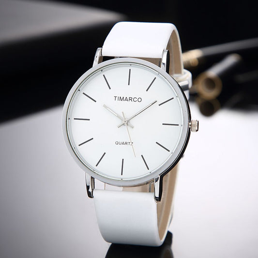 White Leather Watches