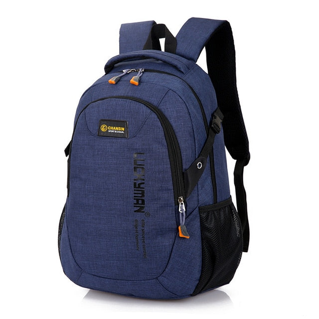 New Fashion Men's Backpack Bag Male Polyester Laptop Backpack