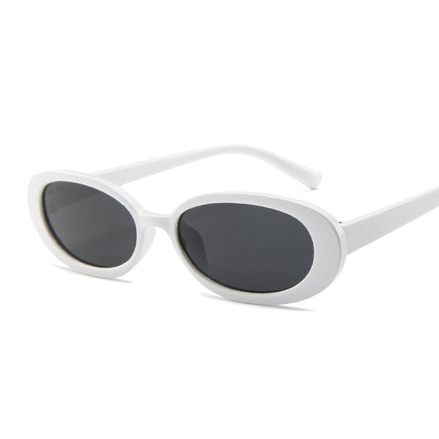 Style Oval Sunglasses Vintage Retro Round Frame
