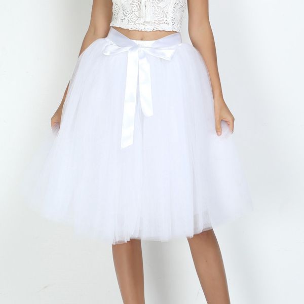 Tulle Skirt Pleated Tutu Skirts Women