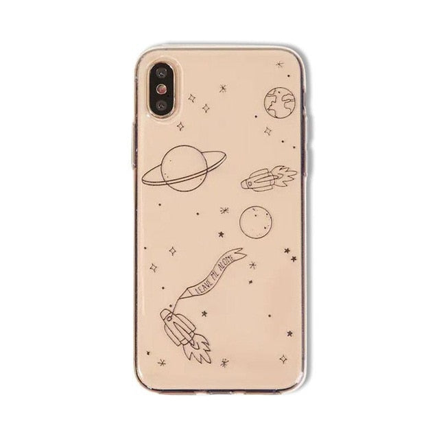 animal Map starry sky iPhone Case Suitable