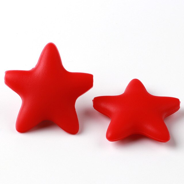 Star Silicone Baby Teething Beads