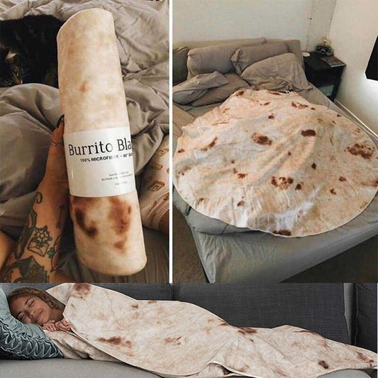 Soft Warm Flannel Burrito Blankets