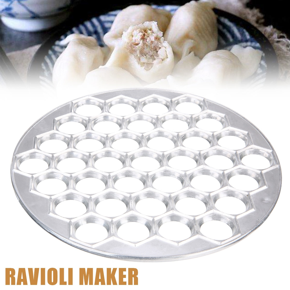 37 Cavity Ravioli Press Maker Dumpling Maker