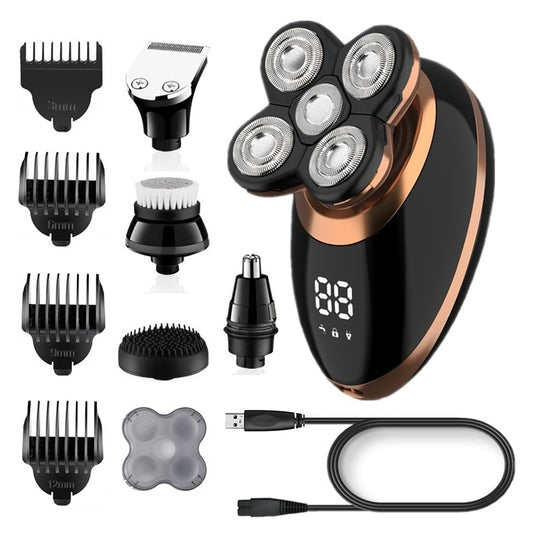 Wet dry electric shaver
