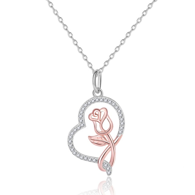 925 sterling silver Mother Child Necklaces