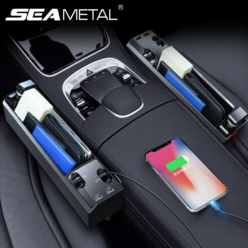 Car Organizer with Charger Cable