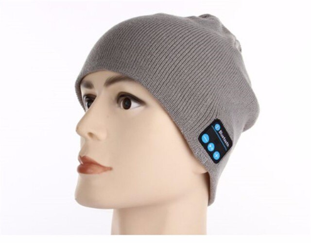 New Soft Warm Beanie Gorro Hat Wireless Bluetooth Smart Cap Headset Headphone Speaker Mic Bluetooth Hat Men Sports Hat