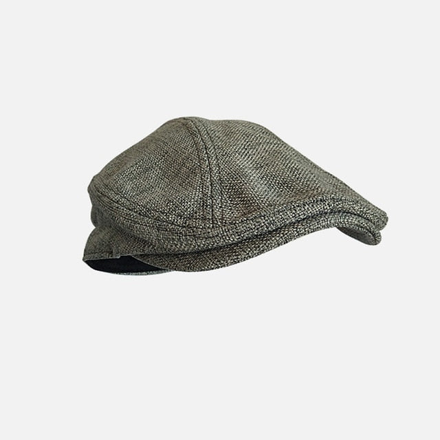 Sun Breathable Flat Hats Womens Mens Ivy Cap Solid