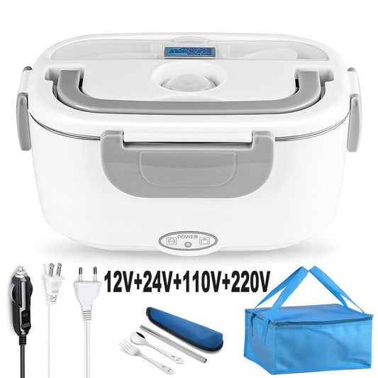 2 in 1 Electric Heating Lunch Box