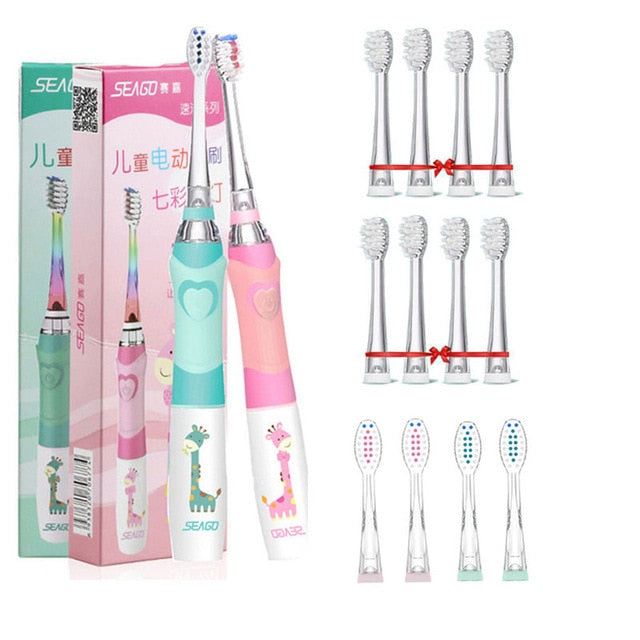 Children's Electric Toothbrush LED Light Smart