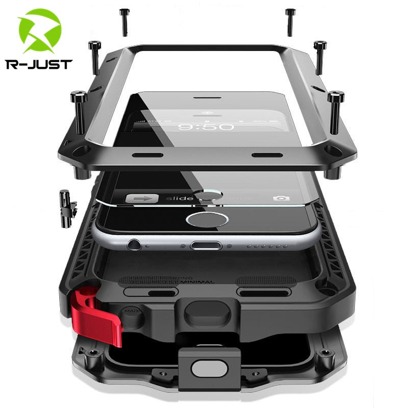Heavy Duty Protection Armor Metal phone Case