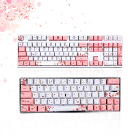 PBT keyboard Sakura Keycap