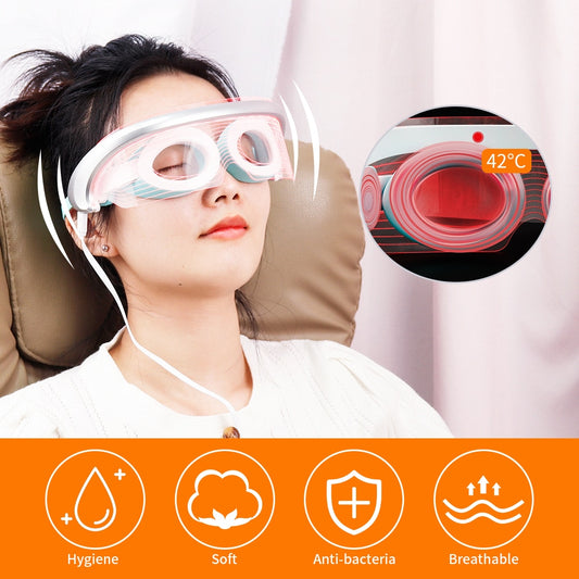 Electric Vibration Eye Massager Heated Goggles