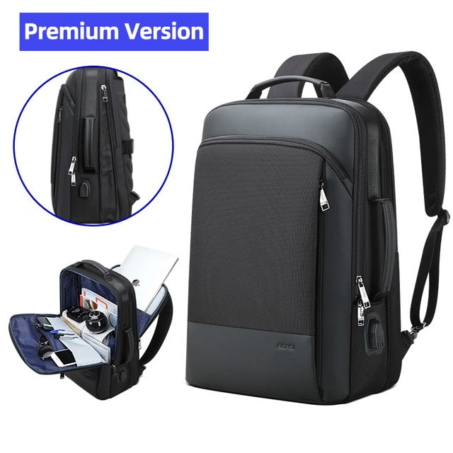 Men Backpack Expandable Weekend Work Travel Back Pack Male Waterproof