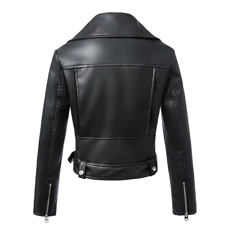 Winter Black Faux Leather Jackets