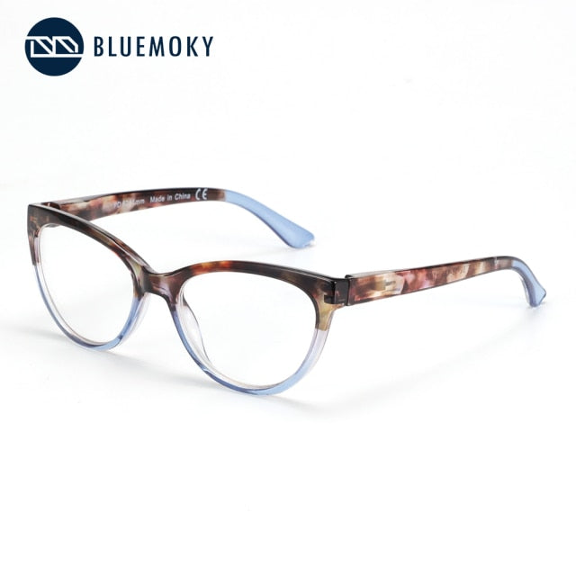 Cat Eyes Reading Glasses Floral Prebyopia Spectacles
