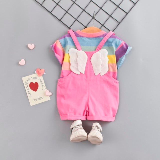Summer Fashion Baby Boys Girls Clothes Suit