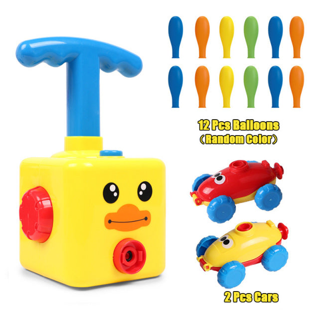 Power Balloon Launch Tower Toy Puzzle for Children