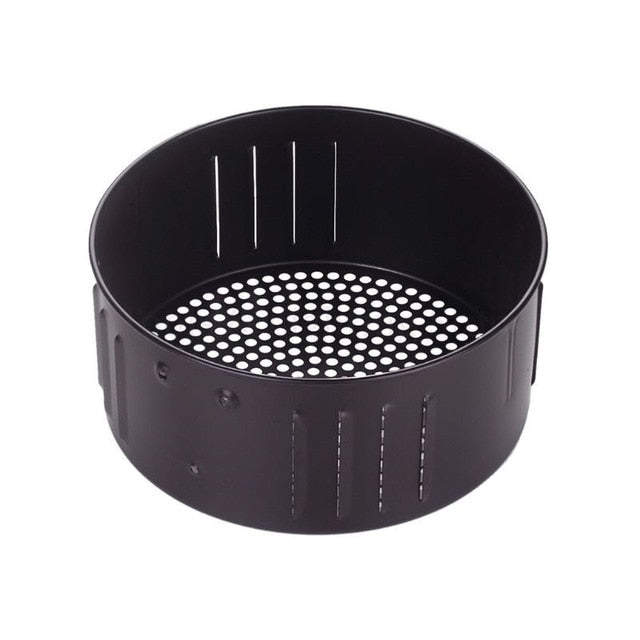 2.6L 3.5L Non-stick Air Fryer Basket Baking Drain Oil Pan Frying