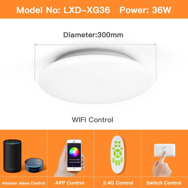Smart LED Ceiling Lights WIFI Voice Control