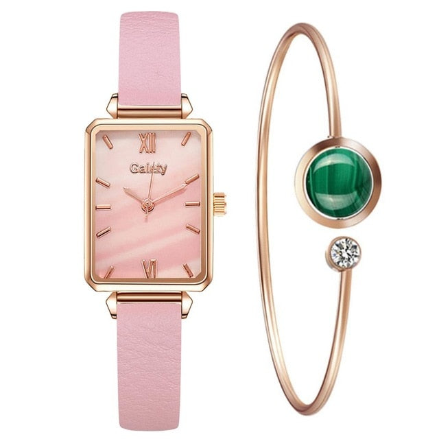 Gaiety Brand Women Watches  Bracelet Set