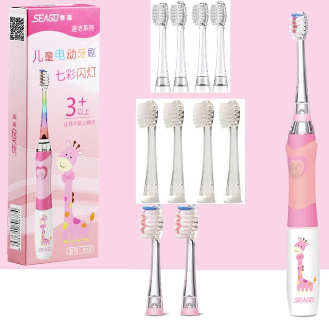 Children's Electric Toothbrush LED Light Smart