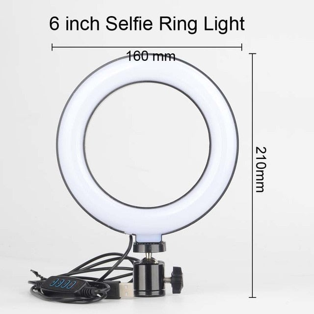 Ringlight For Makeup Live Fill Light Ring Light LED Selfie Stand Tripod