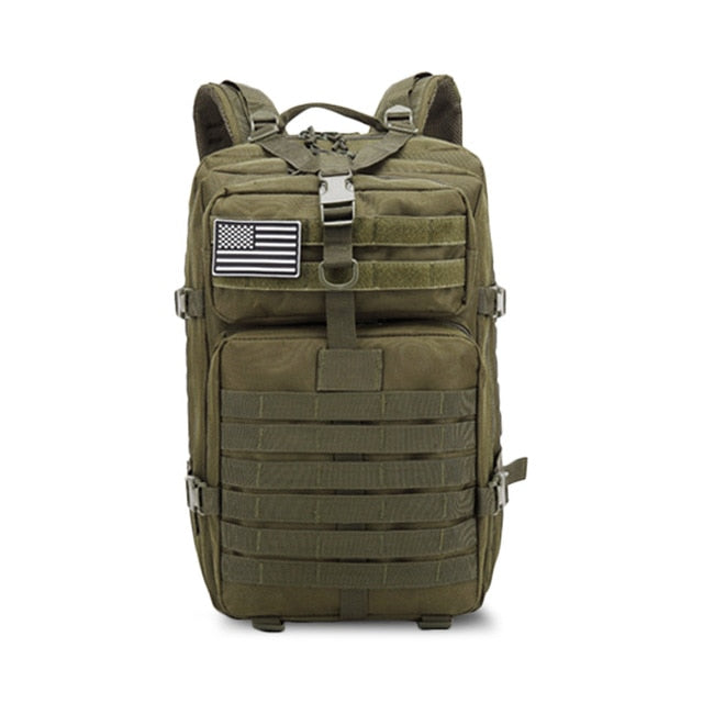 Large Backpack 50L Capacity Men Army Military Tactical Waterproof Outdoor