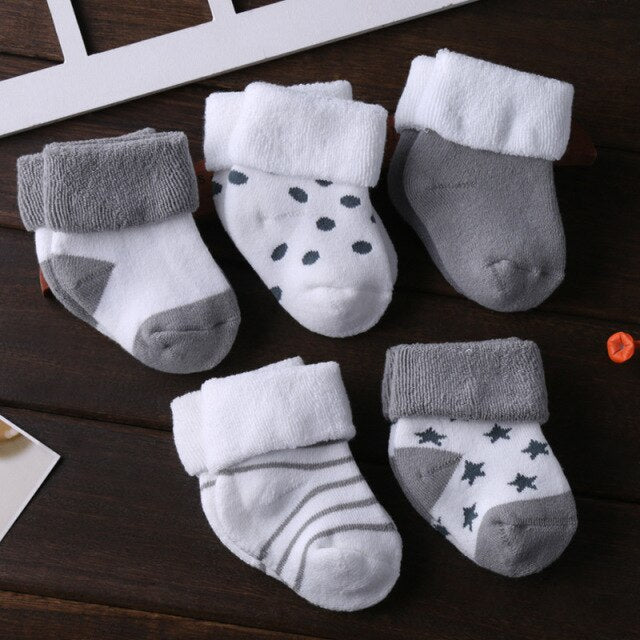 Newborn Soft Infant Socks Cotton Baby Girls Boys