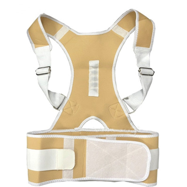Magnetic therapy posture corrector brace supporter