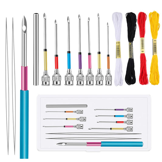 Metal Embroidery Stitching Punch Needles