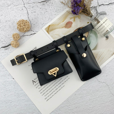 Women  Fashion Leather Crossbody Chest Bags