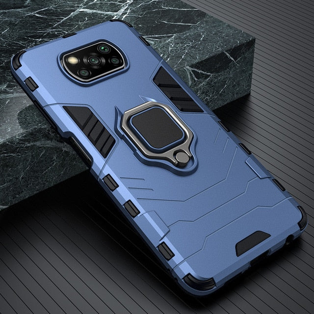 Shockproof Armor Case Ring Stand