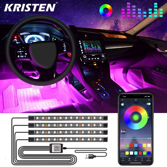Car Interior Light RGB LED Decorative