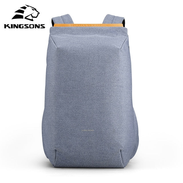 15.6'' new waterproof backpacks USB charging school bag anti-theft men and women backpack