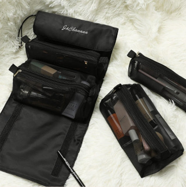 Women Cosmetic Bag Travel Organizer Foldable