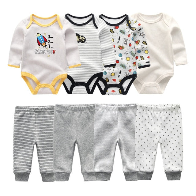 Newborn Clothes 0-12M Autumn Bodysuits