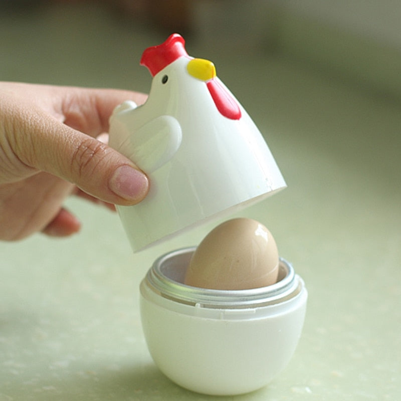 Chicken Shaped Microwave 4 Eggs Boiler