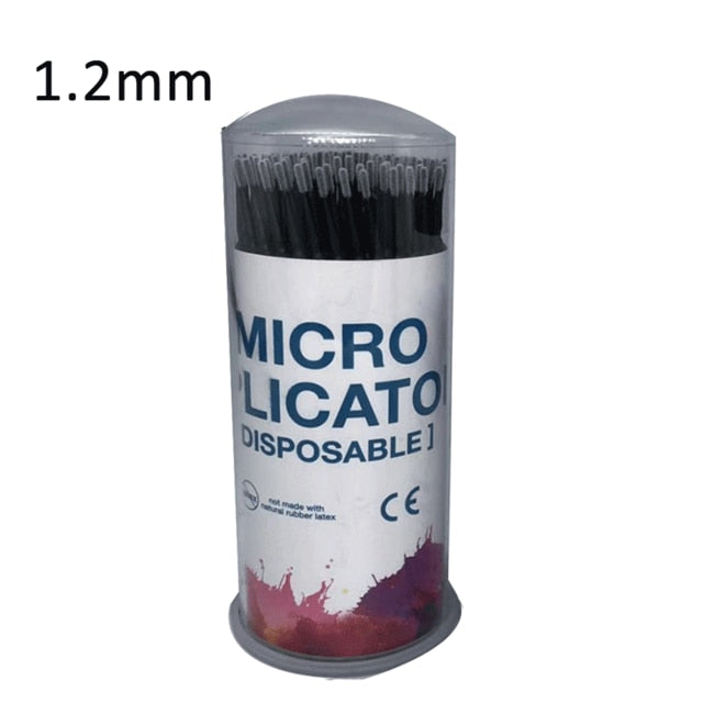 100PCS/Bottle Dental Disposable Micro Brushes Applicators