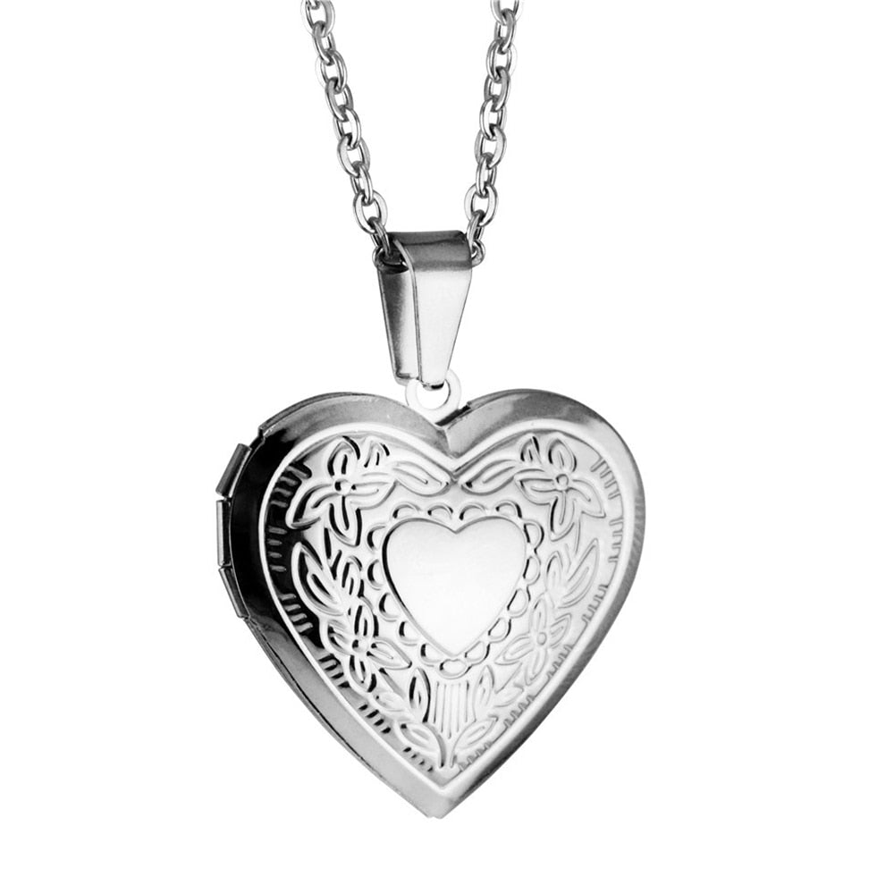 Romantic Love Heart Locket Necklaces