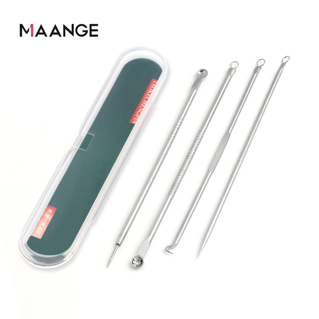 4Pc/Set Stainless Steel Acne Remover Needles