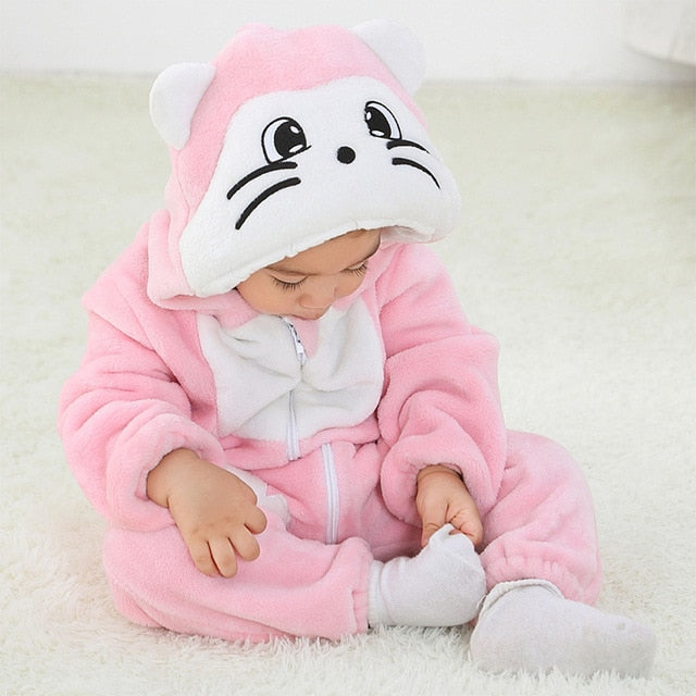 Baby Romper Newborn Hooded Infant Clothing