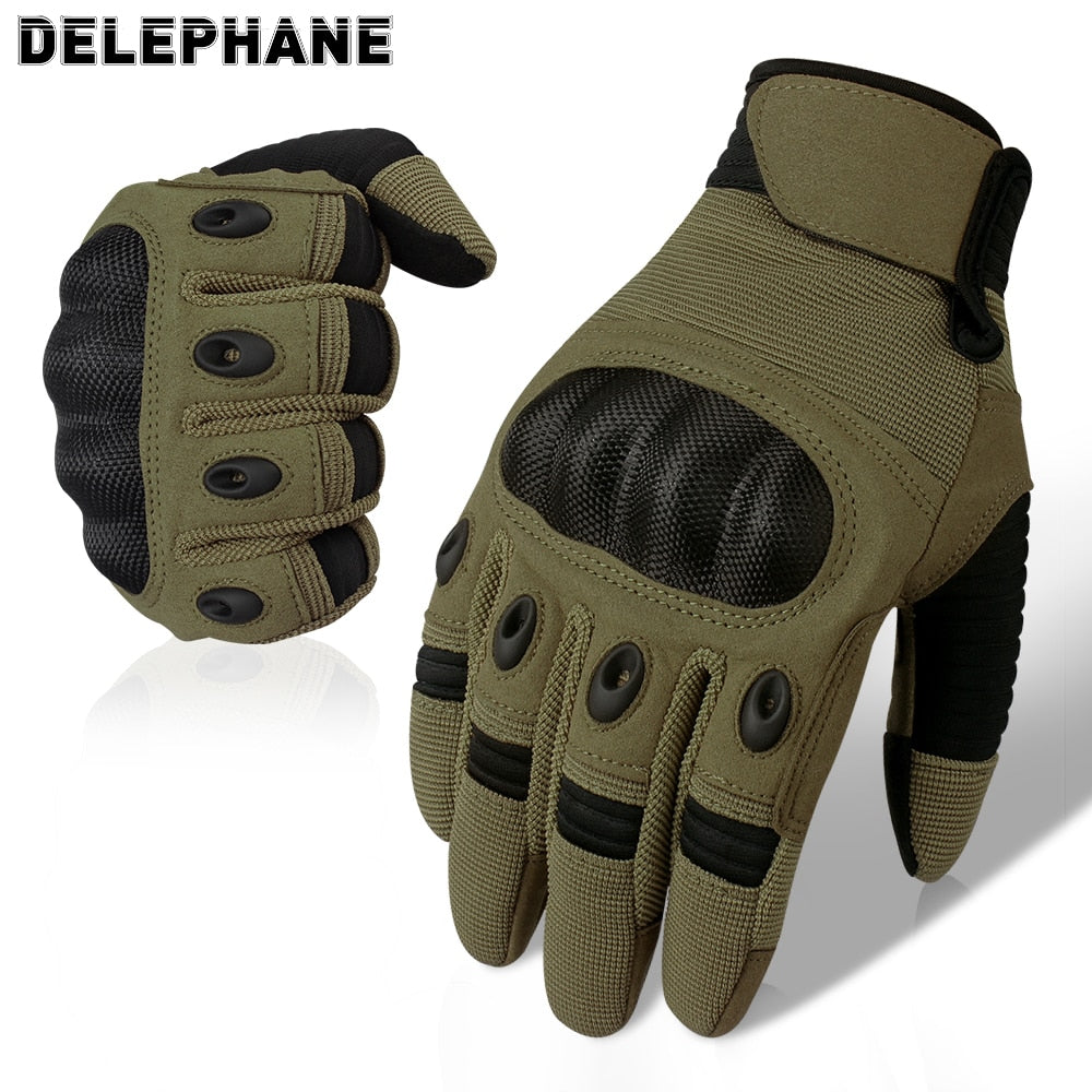 Green Full Finger Tactical Gloves
