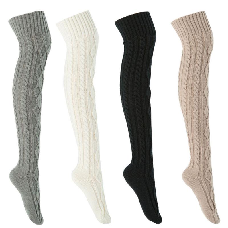 Women's Long Knitted Stockings