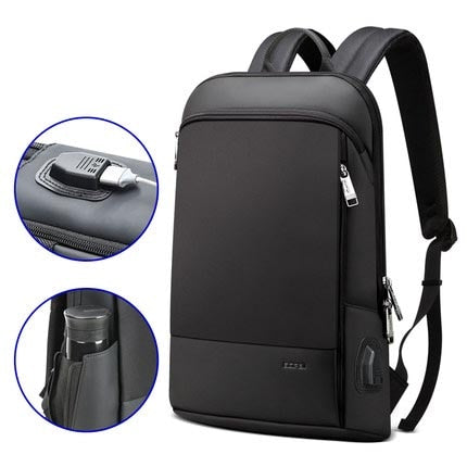 Slim Laptop Backpack Men 15.6 Inch Pack Office Work Women Bagpack