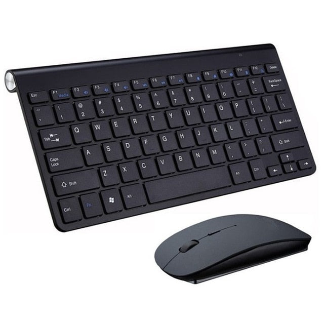 2.4G Wireless Keyboard and Mouse Protable Mini Keyboard